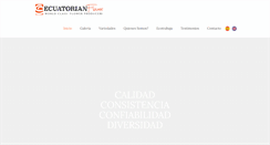 Desktop Screenshot of ecuatorianflower.com